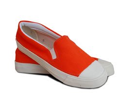 Canvas Slip-On Shoe with Toe Cap