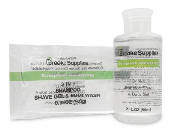 2 oz. Shampoo/Shave Gel/Body Wash (3 in 1)