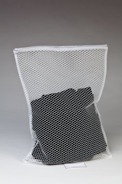 Zipper White Mesh Net Laundry Bags 18