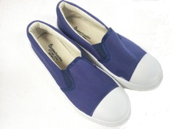 Canvas Slip-On Shoe with Toe Cap