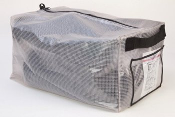 Soft Storage Bag with Zipper Closure